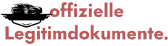 offizielle Legitimdokumente.